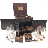 Early 1800s John Moore, Chemist to the King, Double Sided British Apothecary Chest