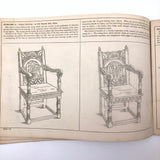 Antique Prang's Model and Object Drawing Lesson's Sketchbook, Largely Completed