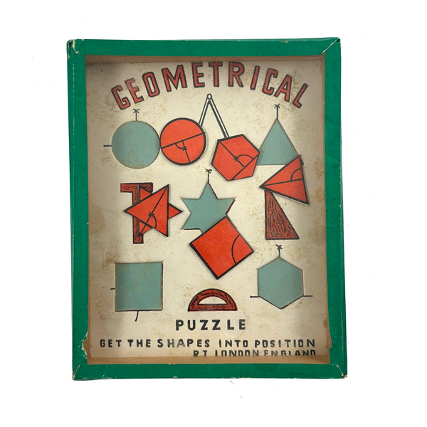 RT Journet London Vintage Handheld "Geometrical" Dexterity Puzzle
