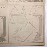 Antique Prang's Model and Object Drawing Lesson's Sketchbook, Largely Completed