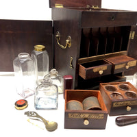 Early 1800s John Moore, Chemist to the King, Double Sided British Apothecary Chest