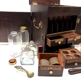 Early 1800s John Moore, Chemist to the King, Double Sided British Apothecary Chest