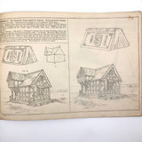 Antique Prang's Model and Object Drawing Lesson's Sketchbook, Largely Completed