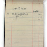 Caroline's 1923-24 Account Book with Excellent Lists of Income and Expenses