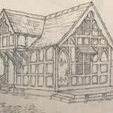 Antique Prang's Model and Object Drawing Lesson's Sketchbook, Largely Completed