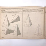 Antique Prang's Model and Object Drawing Lesson's Sketchbook, Largely Completed