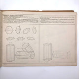 Antique Prang's Model and Object Drawing Lesson's Sketchbook, Largely Completed