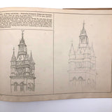 Antique Prang's Model and Object Drawing Lesson's Sketchbook, Largely Completed