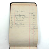 Caroline's 1923-24 Account Book with Excellent Lists of Income and Expenses
