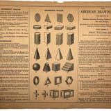 Antique Prang's Model and Object Drawing Lesson's Sketchbook, Largely Completed