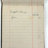 Caroline's 1923-24 Account Book with Excellent Lists of Income and Expenses