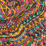 Rita's Awesome early 1970s Psychedelic Marker and Gold Pen Drawing