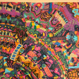 Rita's Awesome early 1970s Psychedelic Marker and Gold Pen Drawing