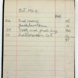 Caroline's 1923-24 Account Book with Excellent Lists of Income and Expenses
