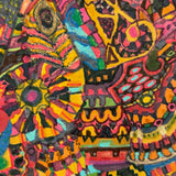 Rita's Awesome early 1970s Psychedelic Marker and Gold Pen Drawing