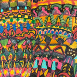 Rita's Awesome early 1970s Psychedelic Marker and Gold Pen Drawing