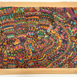 Rita's Awesome early 1970s Psychedelic Marker and Gold Pen Drawing