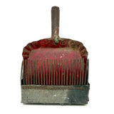 C. 1930s-40s Dustpan + Nails Make Do Cranberry Rake, Found in Maine