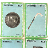 Sportettes! Fun Graphics, Very Scarce c. 1920s British "Ice Breaker" Card Game