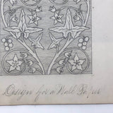 George Abbott's Model & Design Sketchbook with Lovely Hand-drawn Patterns