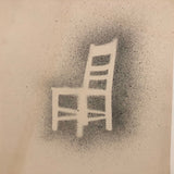 Excellent Spatter Painted Chair