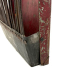 C. 1930s-40s Dustpan + Nails Make Do Cranberry Rake, Found in Maine