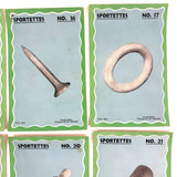 Sportettes! Fun Graphics, Very Scarce c. 1920s British "Ice Breaker" Card Game