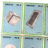 Sportettes! Fun Graphics, Very Scarce c. 1920s British "Ice Breaker" Card Game