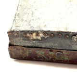 C. 1930s-40s Dustpan + Nails Make Do Cranberry Rake, Found in Maine