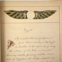 Willis Brown’s Exquisitely Done Egyptian Architecture and Ornament Watercolor Book