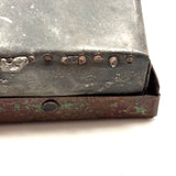 C. 1930s-40s Dustpan + Nails Make Do Cranberry Rake, Found in Maine