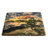Adelaide Lawson Wood Expressionistic Landscape, Oil on Artist Board, Signed