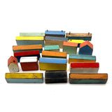 Super Sweet Set of Handmade Wooden Houses c. 1940s