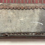 C. 1930s-40s Dustpan + Nails Make Do Cranberry Rake, Found in Maine