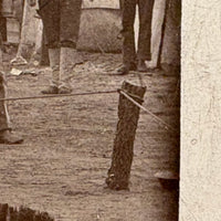 Peace on Earth, Atmospheric c. 1890s American Soldiers at Camp Cabinet Card, Lebanon, PA