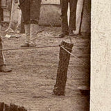 Peace on Earth, Atmospheric c. 1890s American Soldiers at Camp Cabinet Card, Lebanon, PA