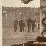 Peace on Earth, Atmospheric c. 1890s American Soldiers at Camp Cabinet Card, Lebanon, PA