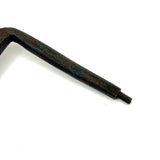 Another (Larger) 19th Century Hand-forged Iron Heart Quilting Clamp