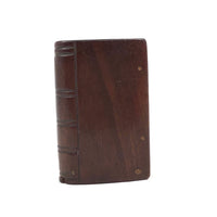 Antique Hand-carved Book Shaped Vesta (One Tiny Split)