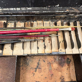 Patina-Full 19th Century Tin Fold Out Painter's Box, As Found (with Brushes and Ballantine Bottle Opener)