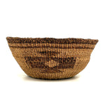 Finely Woven and Patterned Northwest Coast Native Basket, Presumed Antique Klamath-Modoc