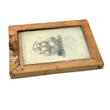 Scarce c. 1860s "Transparent Slate" with Eleven Engravings for Tracing