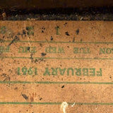 Patina-Full 19th Century Tin Fold Out Painter's Box, As Found (with Brushes and Ballantine Bottle Opener)