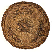 Finely Woven and Patterned Northwest Coast Native Basket, Presumed Antique Klamath-Modoc