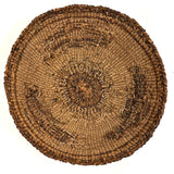 Finely Woven and Patterned Northwest Coast Native Basket, Presumed Antique Klamath-Modoc