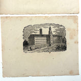 Scarce c. 1860s "Transparent Slate" with Eleven Engravings for Tracing