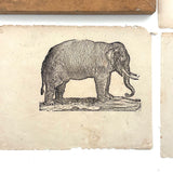 Scarce c. 1860s "Transparent Slate" with Eleven Engravings for Tracing
