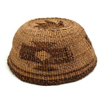 Finely Woven and Patterned Northwest Coast Native Basket, Presumed Antique Klamath-Modoc