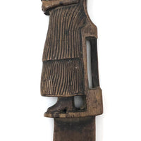 SOLD Woman in Chair with Heart in Hand, Presumed c. 17th Century Weaving Tool