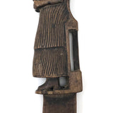 SOLD Woman in Chair with Heart in Hand, Presumed c. 17th Century Weaving Tool